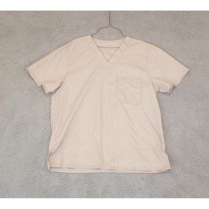 Authenic Cherokee Workwear Premium Men's  Medium Tan Scrub Top